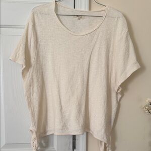 Madewell Cream Short Sleeve Women's Tee